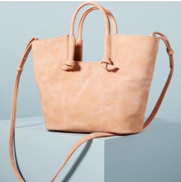 NWT | Anthropologie Kaitlyn Knotted Tote - Rose - Picture 3 of 8